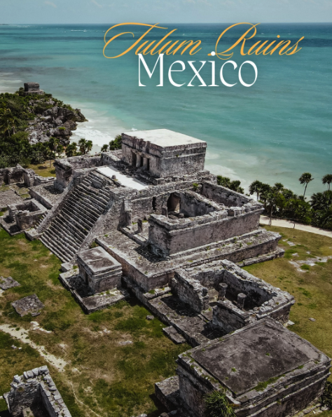 A temple building at the Tulum ruins